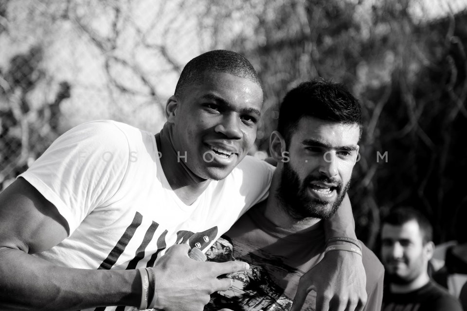 Giannis Antetokounmpo in Athens / Ο Γιάννης Αντετοκούνμπο στα Σεπόλια