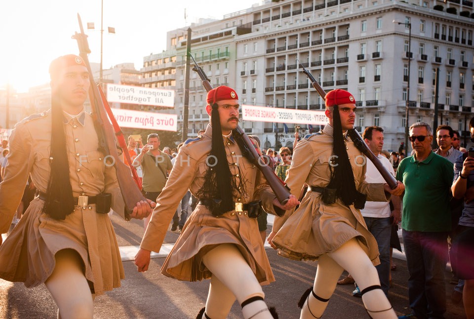 Protest rally against austerity / Συγκέντρωση κατά της λιτότητας