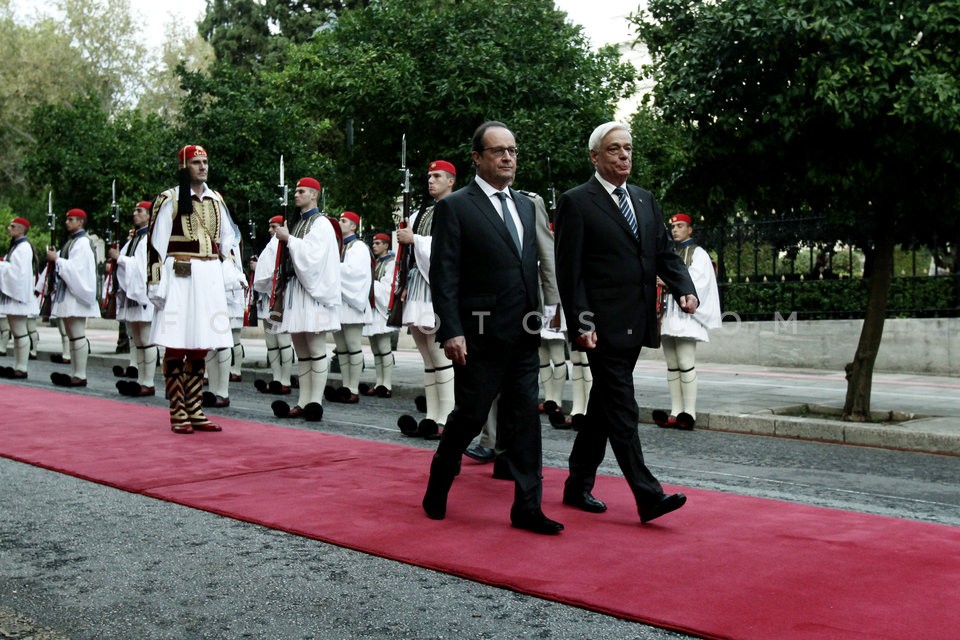 French President Francois Hollande to Athens  / Ο Γάλλος πρόεδρος Φρανσουά Ολάντ στην Αθήνα