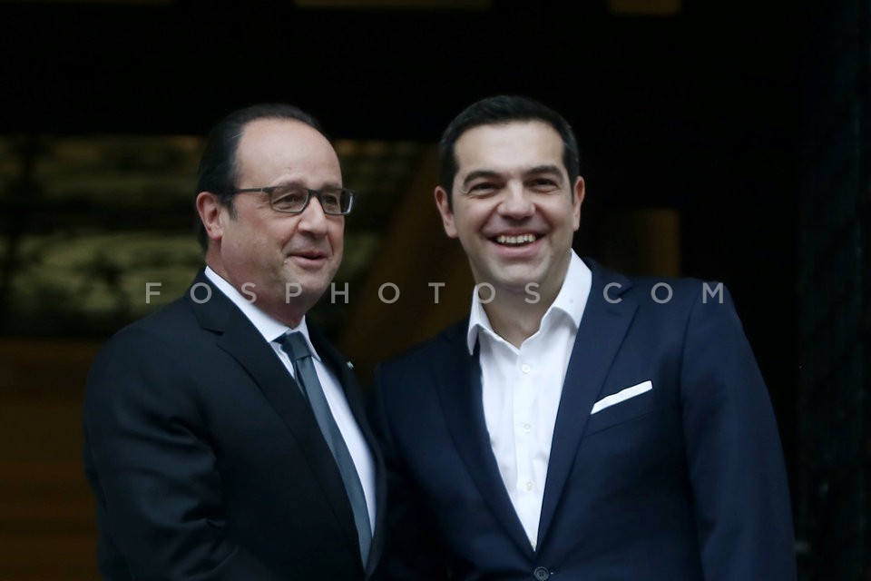 Alexis Tsipras - Francois Hollande  /  Αλέξης Τσίπρας - Φρανσουά Ολάντ