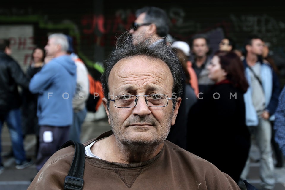 Protest rally at the Ministry of Labour  / Συγκέντρωση ΟΤΑ έξω από το υπουργείο Εργασίας