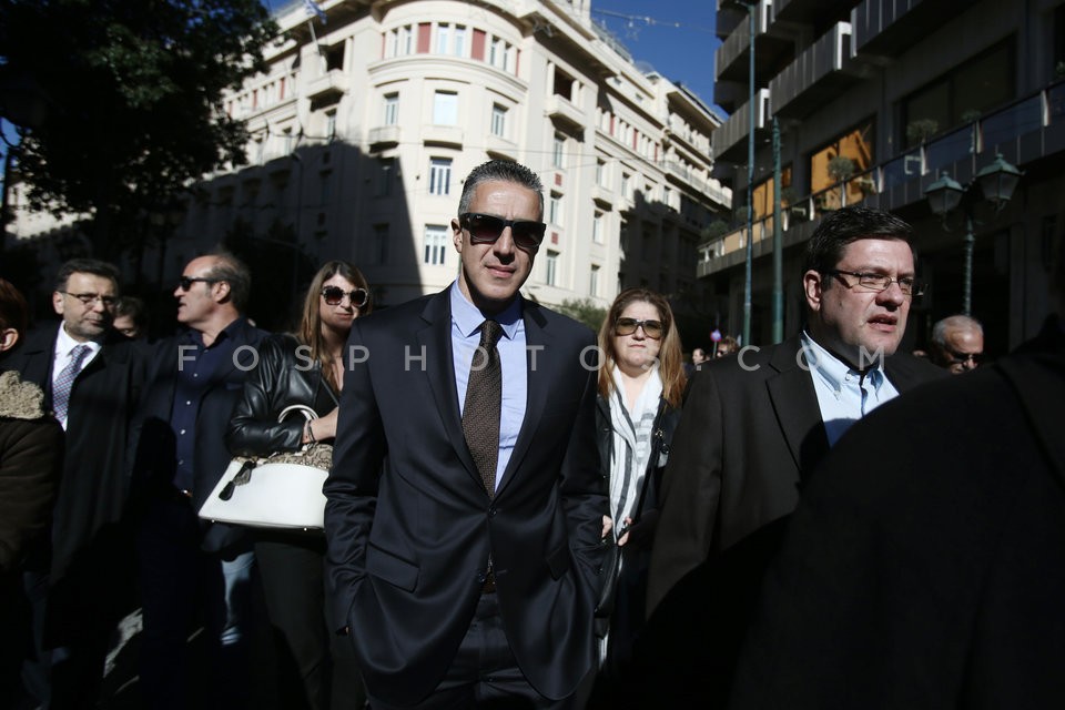 Protest march in Athens, against the new reform of the social security system / Πορεία διαμαρτυρίας για το νεο ασφαλιστικό