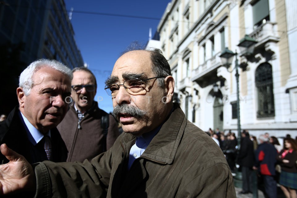 Protest march in Athens, against the new reform of the social security system / Πορεία διαμαρτυρίας για το νεο ασφαλιστικό