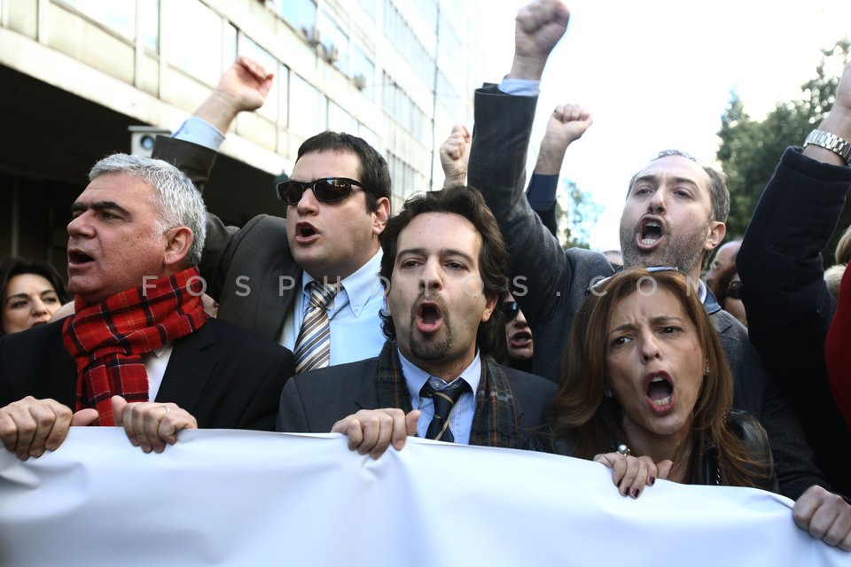 Protest march in Athens, against the new reform of the social security system / Πορεία διαμαρτυρίας για το νεο ασφαλιστικό