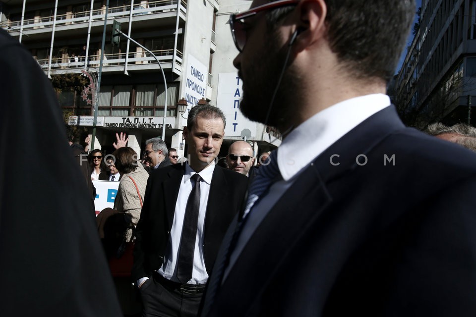 Protest march in Athens, against the new reform of the social security system / Πορεία διαμαρτυρίας για το νεο ασφαλιστικό