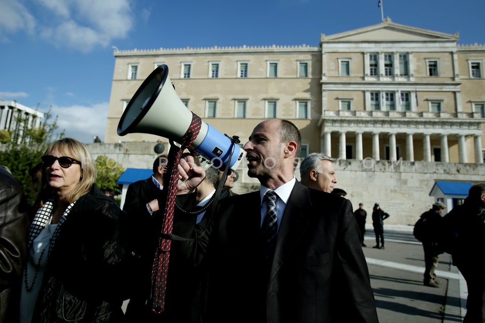 Demonstration against social security reform  / Διαδήλωση ενάντια στο νέο ασφαλιστικό