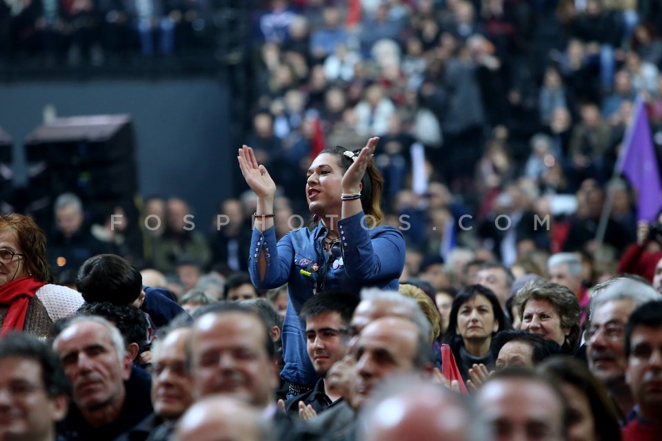 SYRIZA event  / Πολιτική συγκέντρωση για τον «ένα χρόνο Αριστερά»