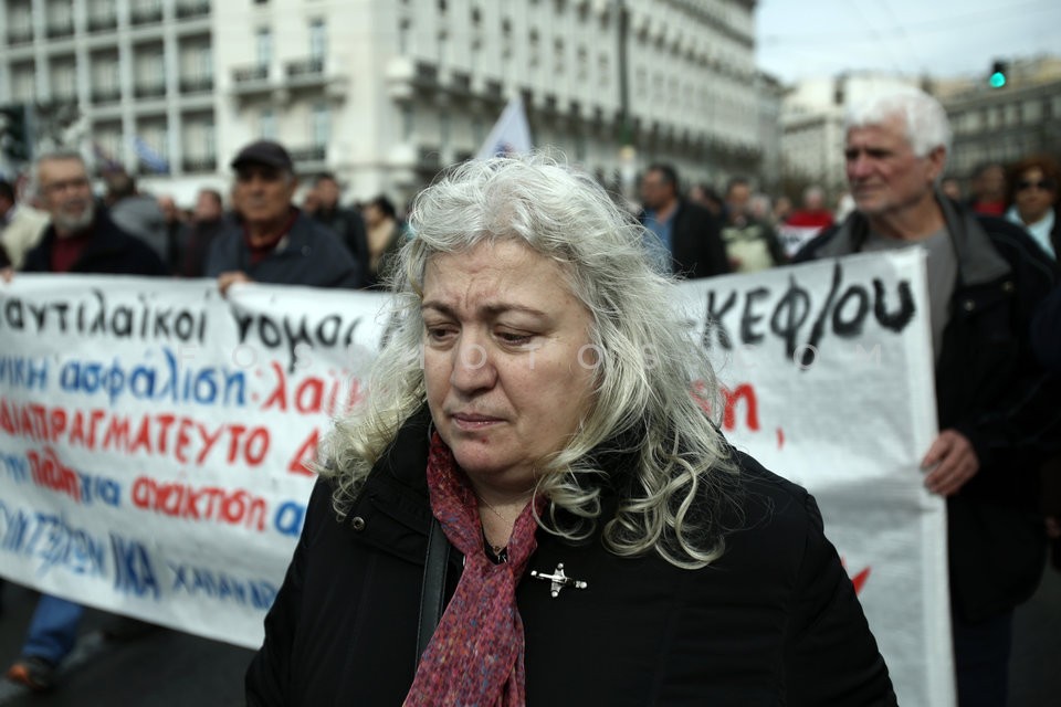 Protest march in Athens / Συλλαλητήριο για το ασφαλιστικό