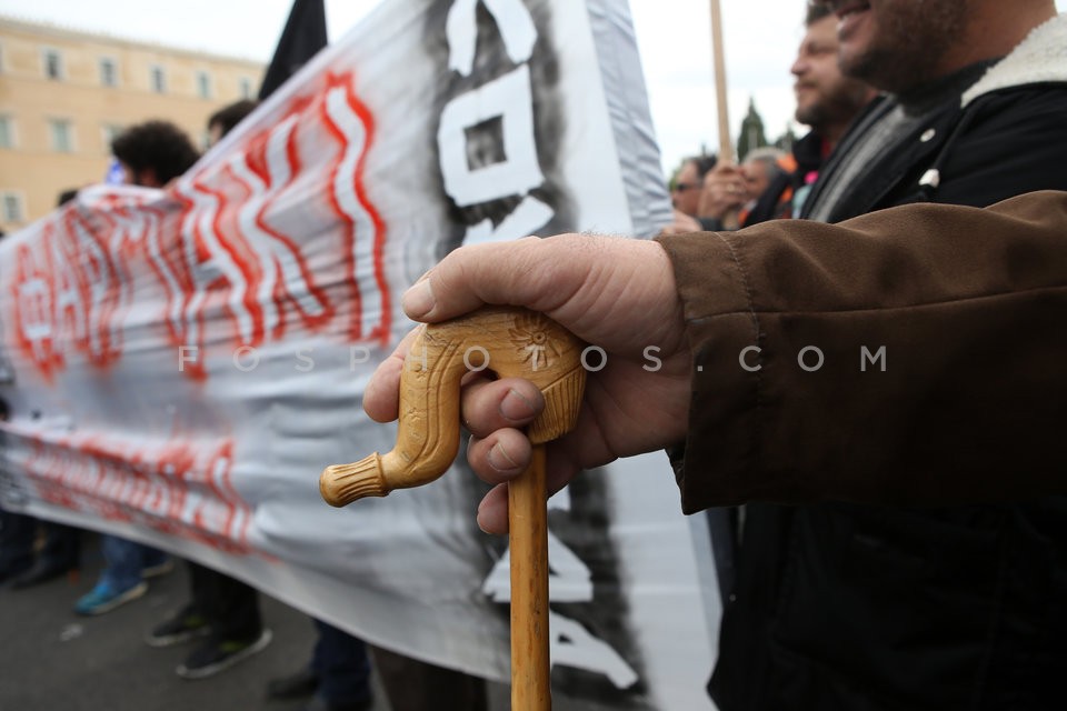 Protest march in Athens / Συλλαλητήριο για το ασφαλιστικό