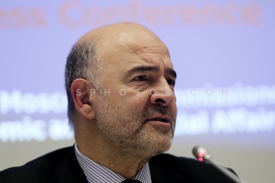 Press conference Pierre Moscovici / Συνέντευξη τύπου Πιέρ Μοσκοβισί