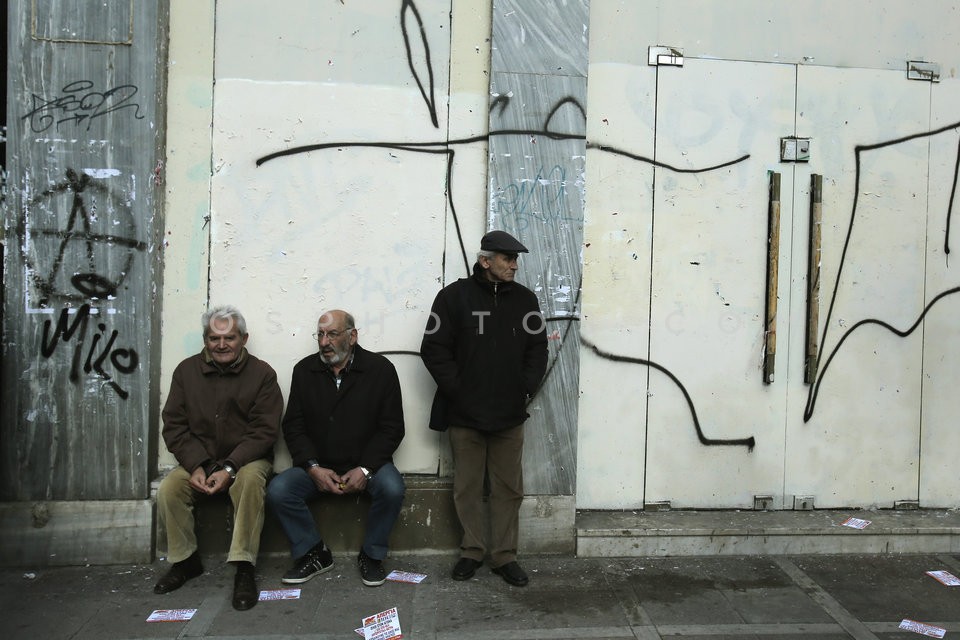 Protest march against austerity measures / Διαδηλώσεις ενάντια στην λιτότητα