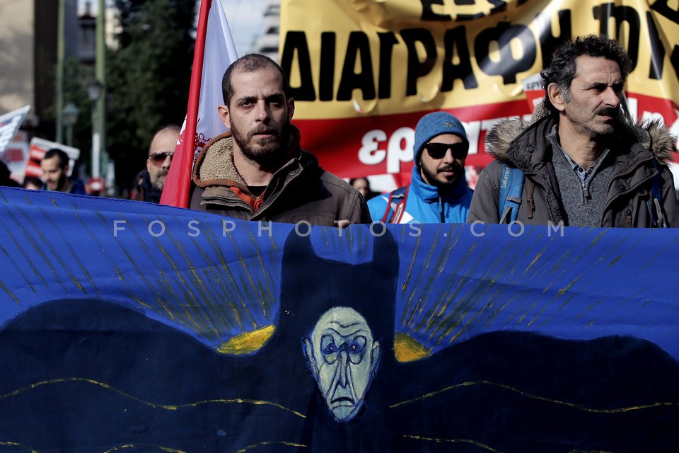 Protest march against austerity measures / Διαδηλώσεις ενάντια στην λιτότητα