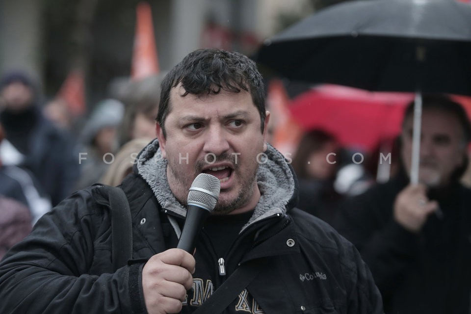 Municipality workers protest / Πορεία εργαζομένων στους ΟΤΑ