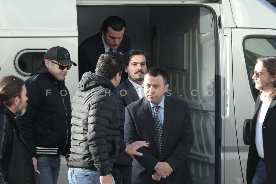 Turkish military officers at the Supreme Court in Athens / Τούρκοι στρατιωτικοί στον Αρειο Πάγο