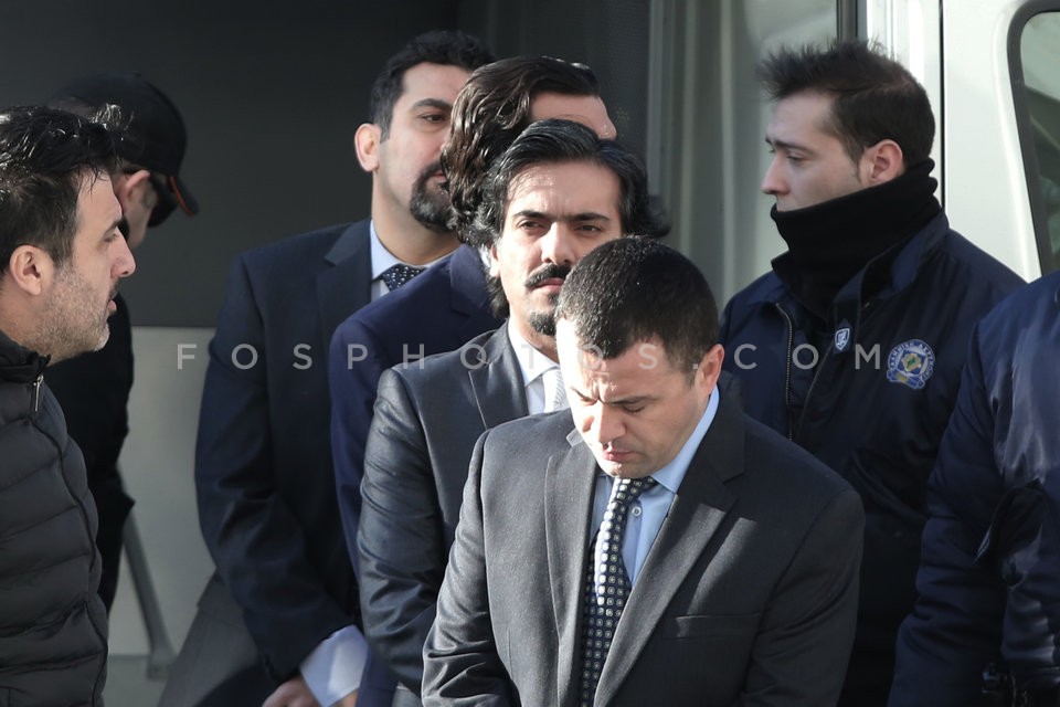 Turkish military officers at the Supreme Court in Athens / Τούρκοι στρατιωτικοί στον Αρειο Πάγο