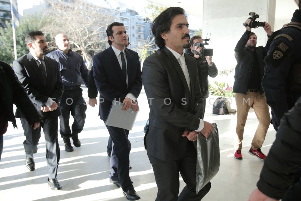 Turkish military officers at the Supreme Court in Athens / Τούρκοι στρατιωτικοί στον Αρειο Πάγο
