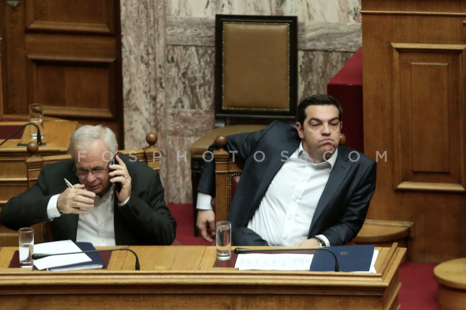 Greek Parliament / Συζήτηση στην Βουλή για το αγροτικό