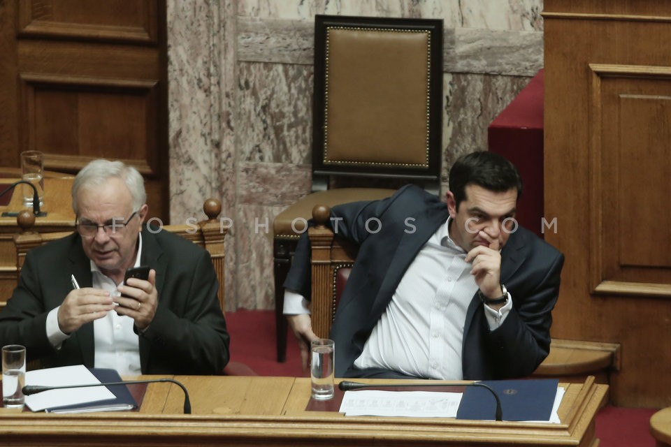 Greek Parliament / Συζήτηση στην Βουλή για το αγροτικό