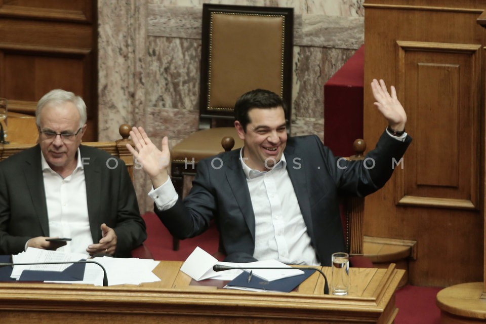 Greek Parliament / Συζήτηση στην Βουλή για το αγροτικό