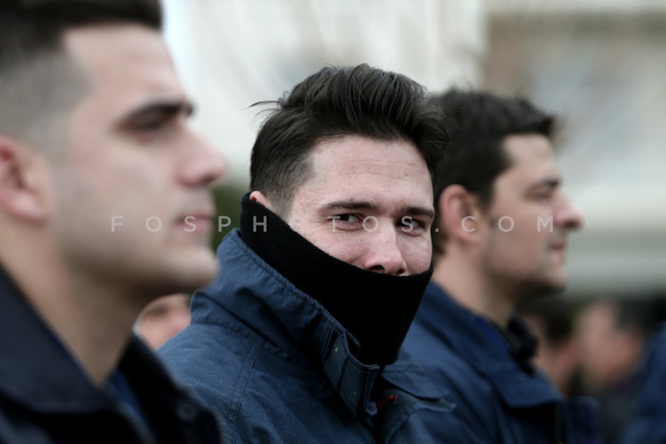 Firemen in protest march in central Athens / Συλλαλητήριο πυροσβεστών στην Αθήνα