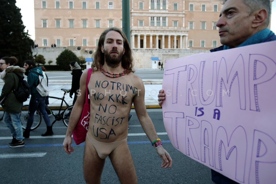 Demonstrations against Donald Trump  / Διαδηλώσεις εναντίον του Ντόναλντ Τραμπ στην Αθήνα