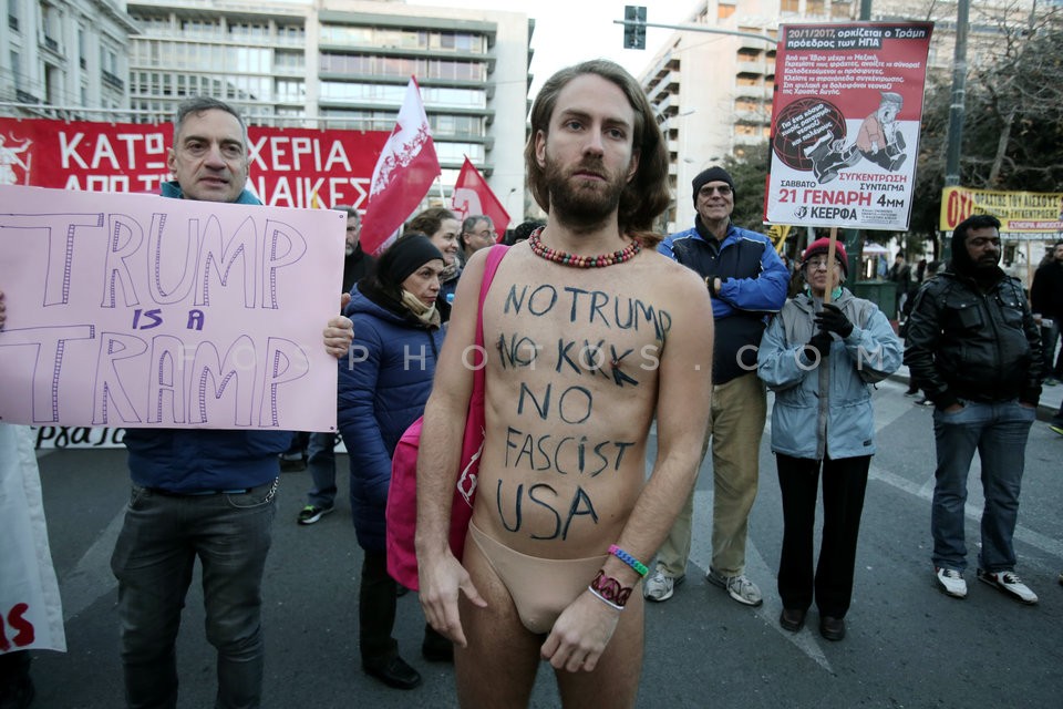 Demonstrations against Donald Trump  / Διαδηλώσεις εναντίον του Ντόναλντ Τραμπ στην Αθήνα