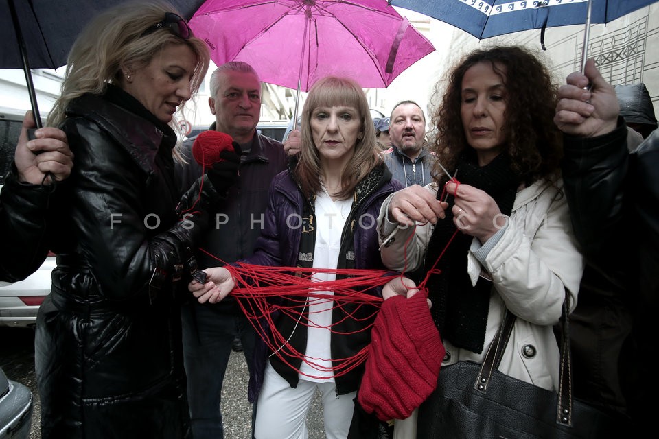 National Panhellenic Federation of Public Hospital Employees / Διαμαρτυρία της ΠΟΕΔΥΝ στο Μαξίμου