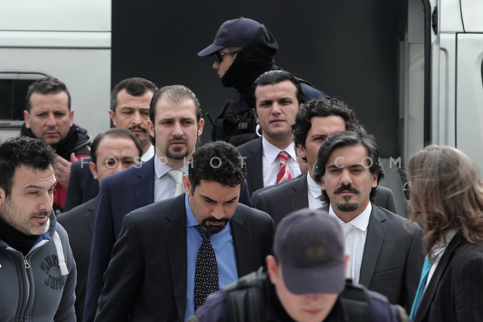 Turkish military officers at the Supreme Court in Athens / Τούρκοι στρατιωτικοί στον Αρειο Πάγο