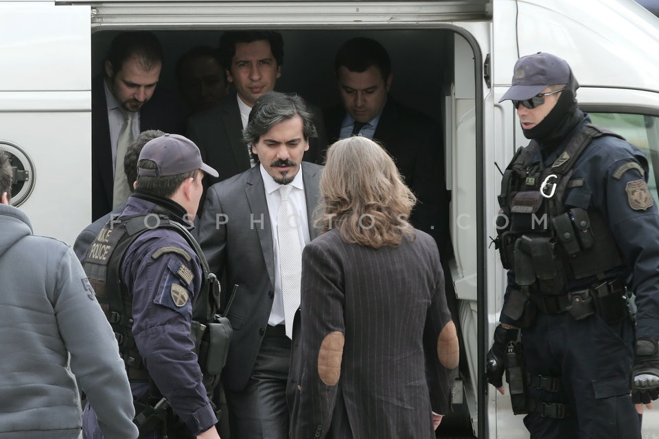 Turkish military officers at the Supreme Court in Athens / Τούρκοι στρατιωτικοί στον Αρειο Πάγο