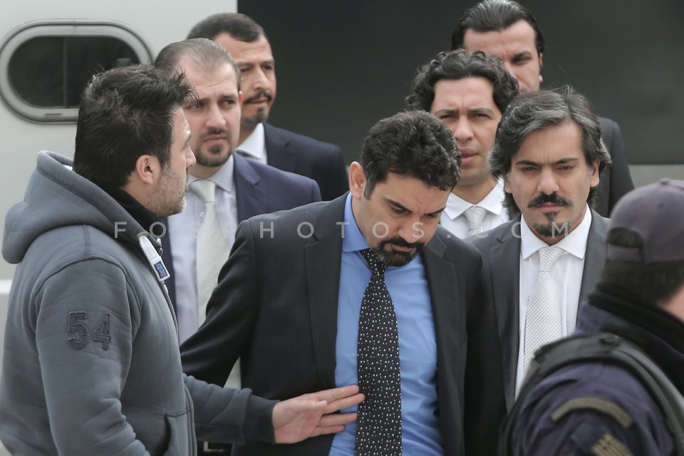 Turkish military officers at the Supreme Court in Athens / Τούρκοι στρατιωτικοί στον Αρειο Πάγο