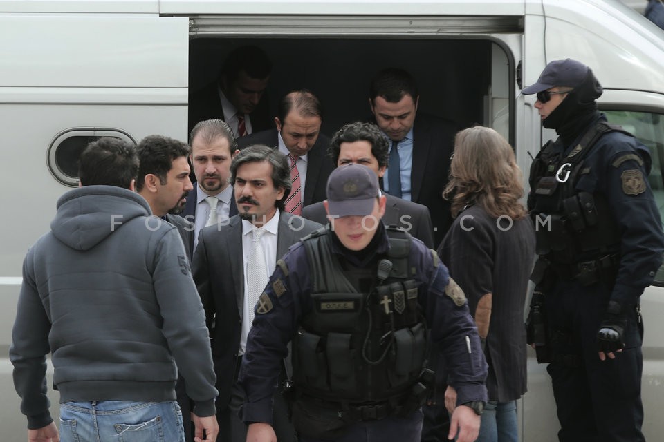 Turkish military officers at the Supreme Court in Athens / Τούρκοι στρατιωτικοί στον Αρειο Πάγο