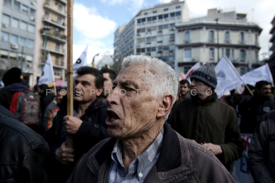 Protest rally by farmers in central Athens / Πανελλαδικό αγροτικό συλλαλητήριο