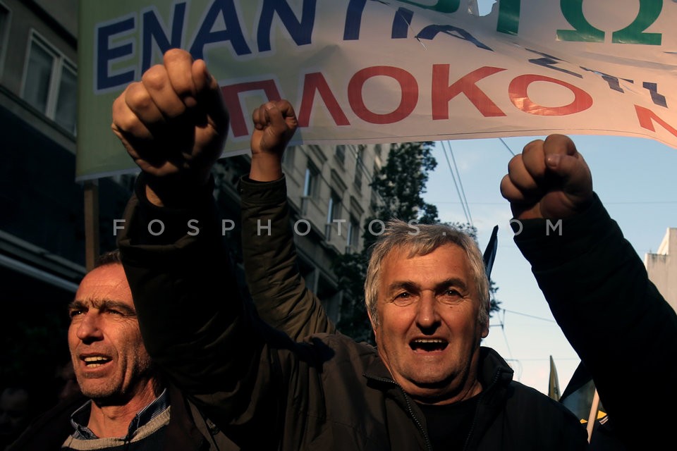 Protest rally by farmers in central Athens / Πανελλαδικό αγροτικό συλλαλητήριο