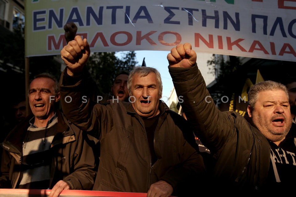 Protest rally by farmers in central Athens / Πανελλαδικό αγροτικό συλλαλητήριο