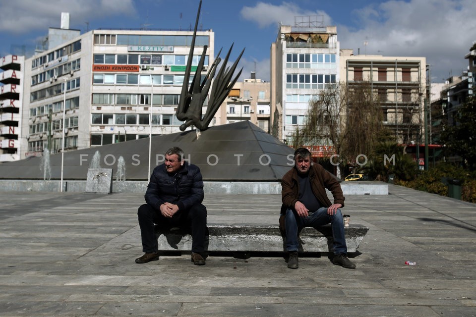 Protest rally by farmers in central Athens / Πανελλαδικό αγροτικό συλλαλητήριο