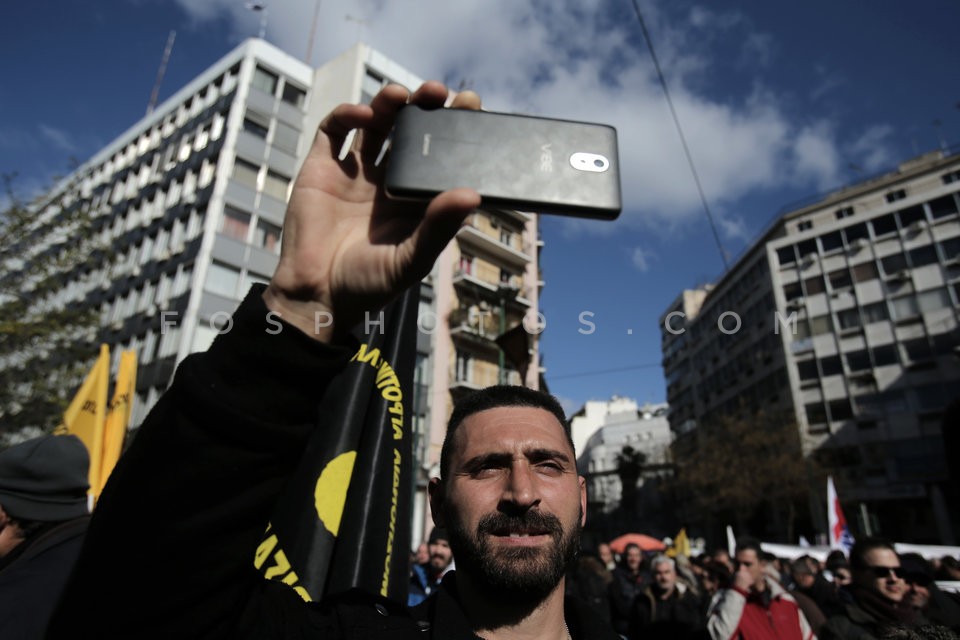 Protest rally by farmers in central Athens / Πανελλαδικό αγροτικό συλλαλητήριο