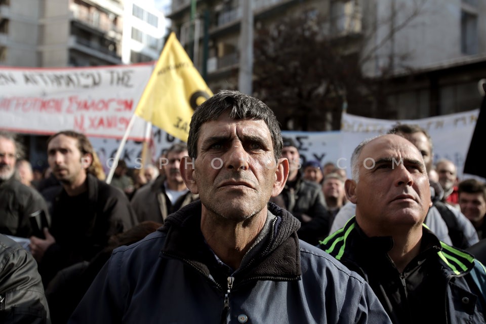 Protest rally by farmers in central Athens / Πανελλαδικό αγροτικό συλλαλητήριο