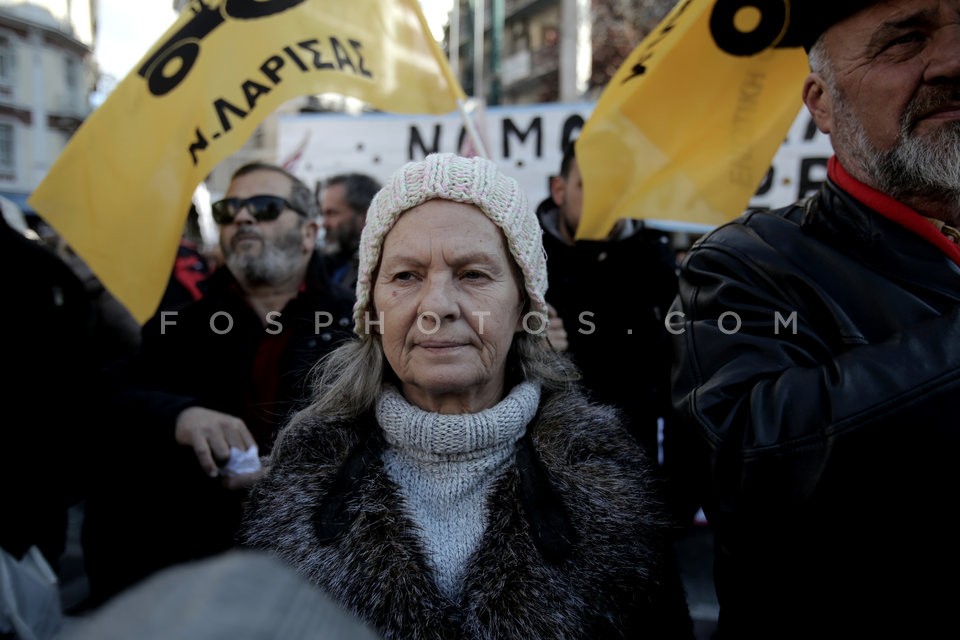 Protest rally by farmers in central Athens / Πανελλαδικό αγροτικό συλλαλητήριο