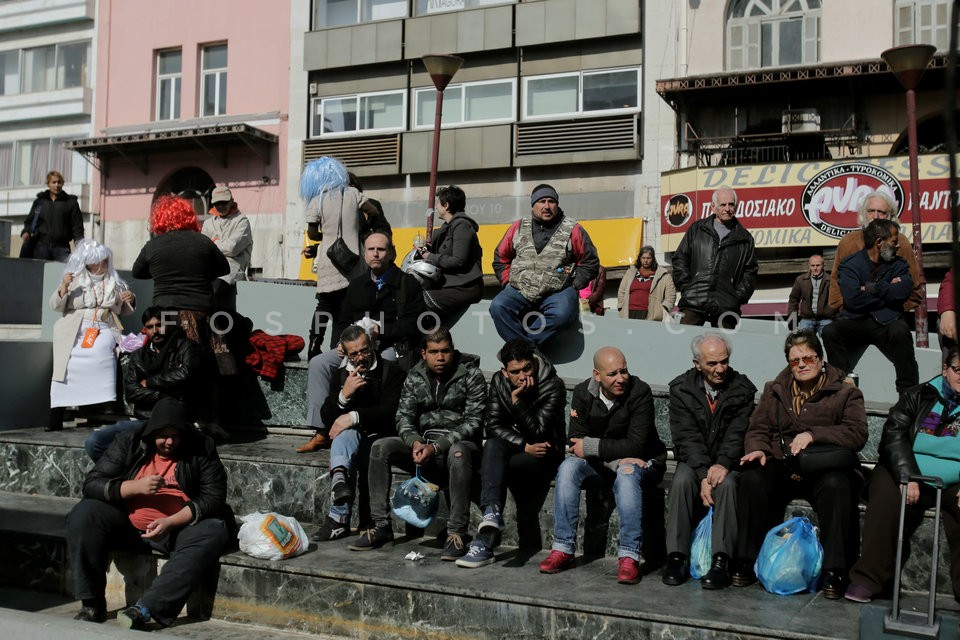 Tsiknopempti in central Athens / Τσικνοπέμπτη στο κέντρο της Αθήνας