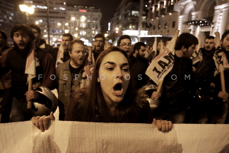 PAME  Protest rally in central Athens / Συγκέντρωση του ΠΑΜΕ στην Ομόνοια