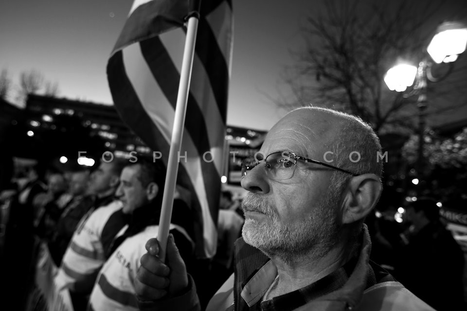 Security forces officers protest austerity  / Συγκέντρωση διαμαρτυρίας ενστόλων