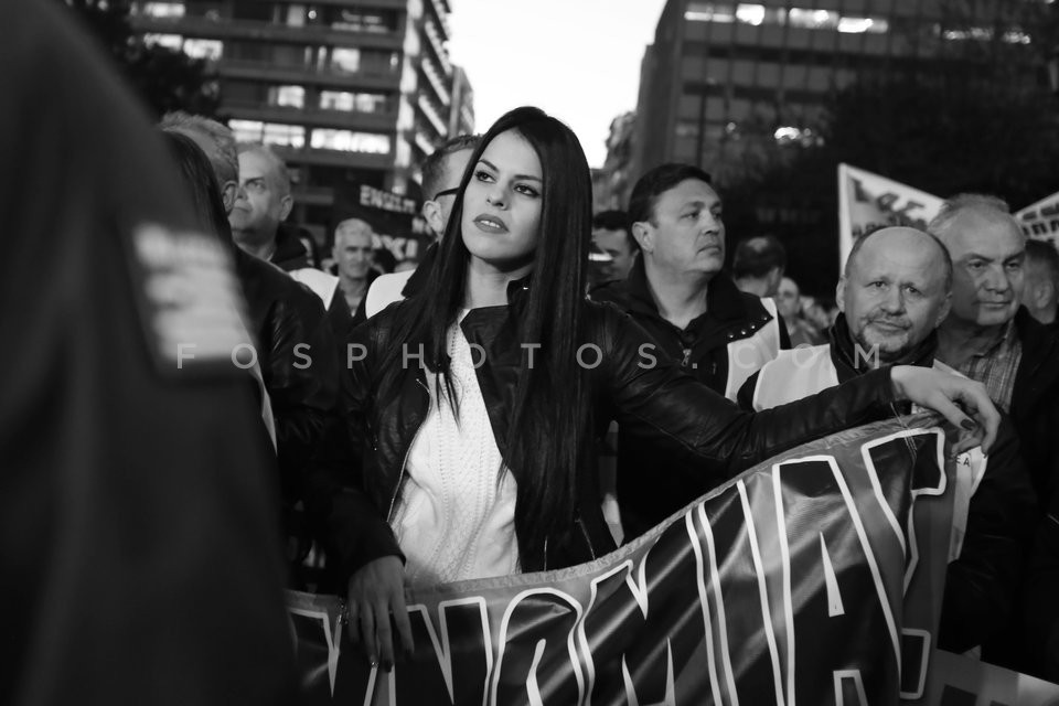 Security forces officers protest austerity  / Συγκέντρωση διαμαρτυρίας ενστόλων