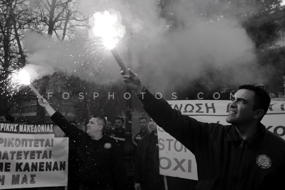 Security forces officers protest austerity  / Συγκέντρωση διαμαρτυρίας ενστόλων