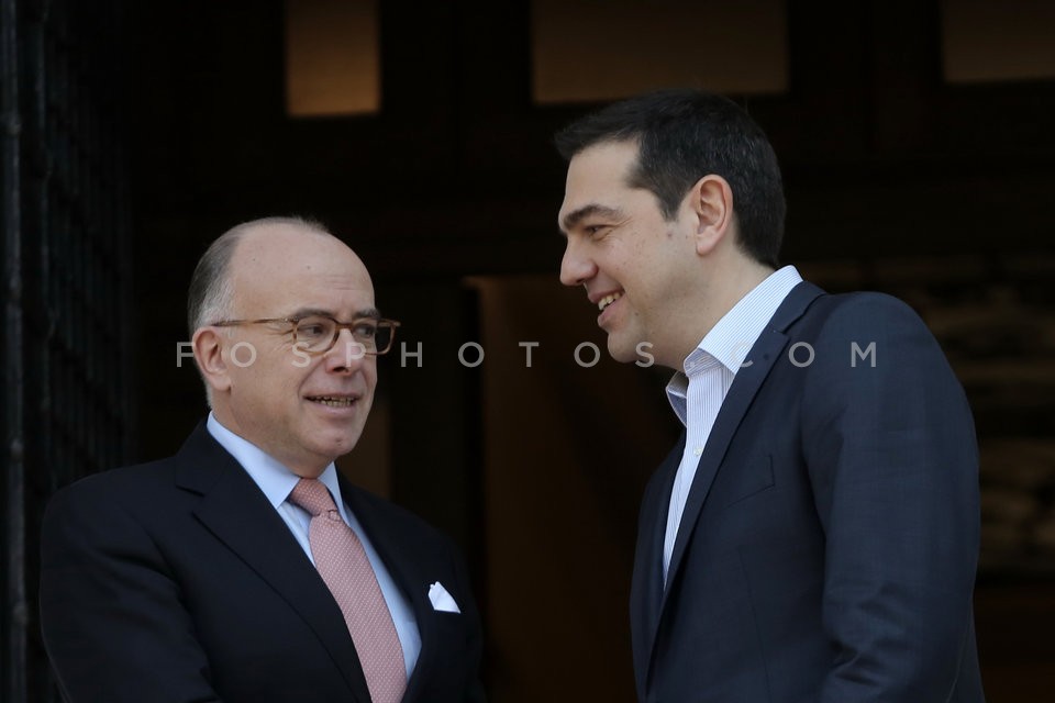 Alexis Tsipras -  Bernard Cazeneuve / Αλέξης Τσίπρας - Μπερνάρ Καζνέβ