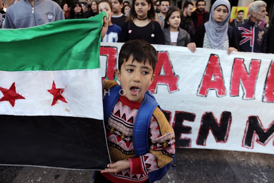 KEERFA rally against racism and fascism / ΚΕΕΡΦΑ - Συλλαλητήριο στην Ομόνοια