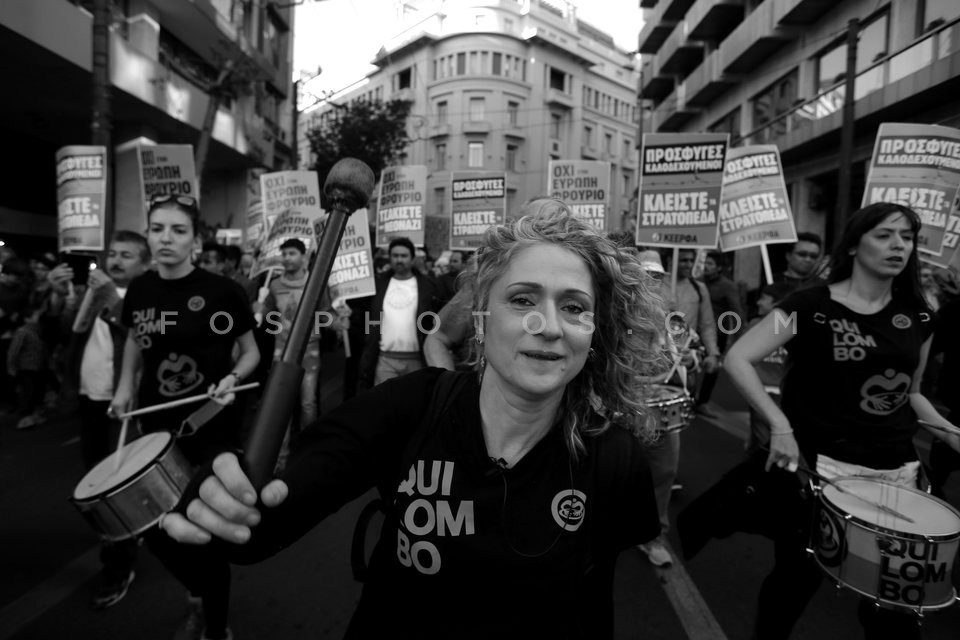 KEERFA rally against racism and fascism / ΚΕΕΡΦΑ - Συλλαλητήριο στην Ομόνοια