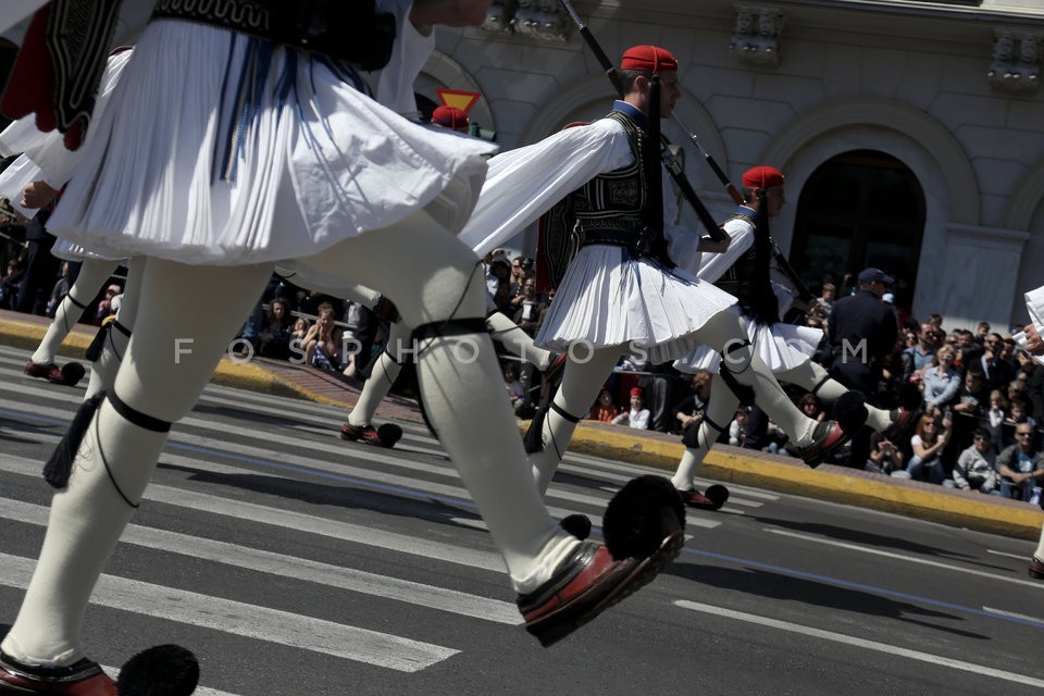 Military parade in Athens  / Στρατιωτική παρέλαση στην Αθήνα