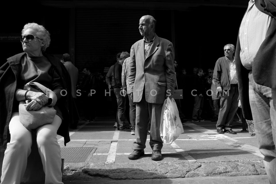 Paensioners protest in Athens / Συγκέντρωση διαμαρτυρίας συνταξιούχων