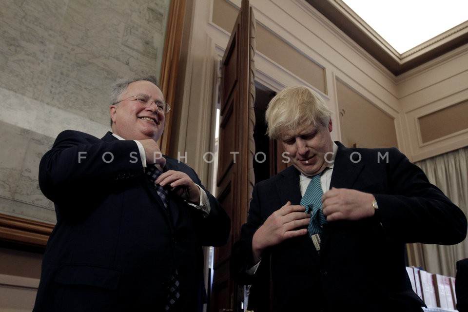 Nikos Kotzias - Boris Johnson / Νίκος Κοτζιάς - Μπόρις Τζόνσον