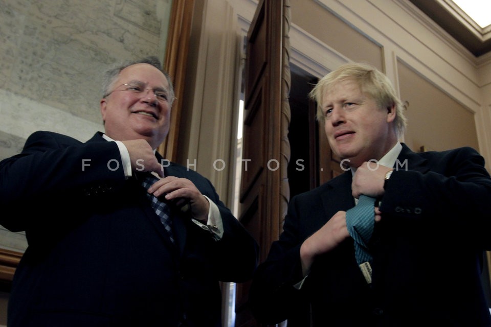 Nikos Kotzias - Boris Johnson / Νίκος Κοτζιάς - Μπόρις Τζόνσον